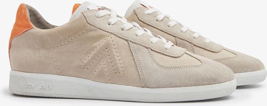 VIA VAI Nilla Sleek Sneakers - Suede - Beige - Maat 41 | bol.com