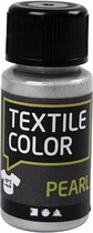 Textile Color, parelmoer, zilver, 50 ml/ 1 fles