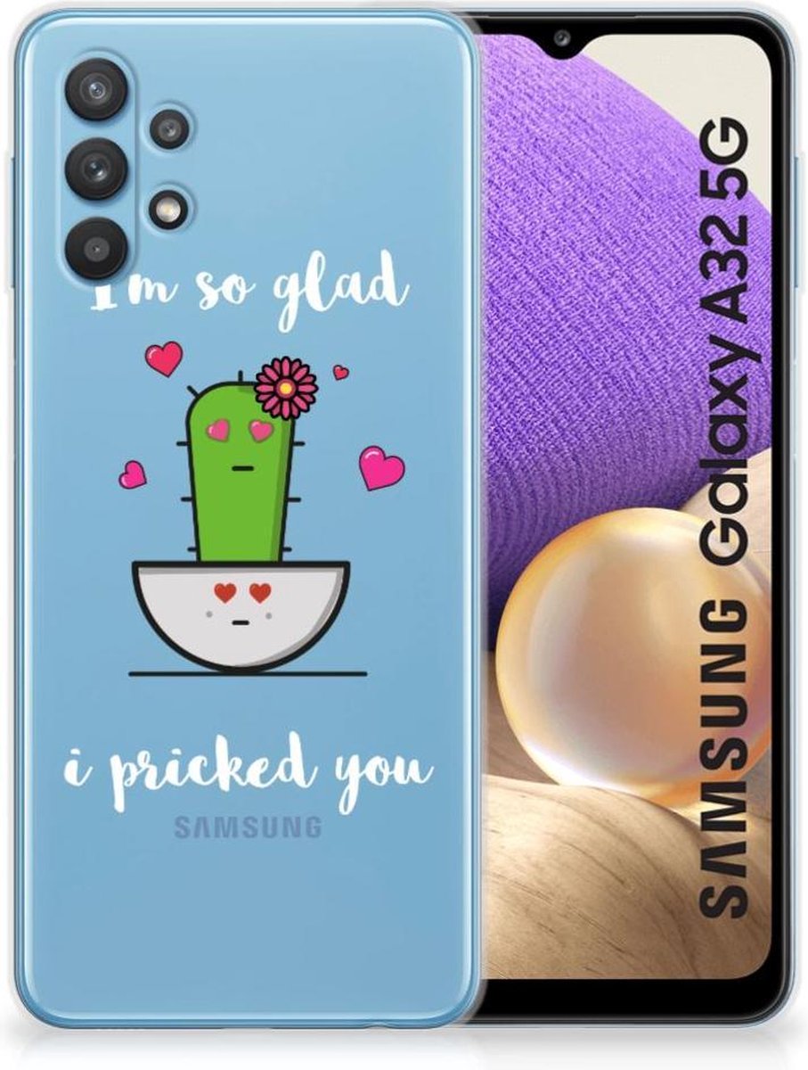 Samsung Galaxy A32 5G Telefoonhoesje met Naam Cactus Glad