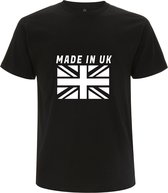 Made in UK Heren t-shirt | Verenigd Koningkrijk | Engeland | Wales | Schotland | Brexit | grappig | cadeau | Zwart
