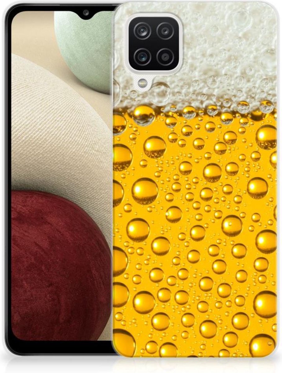 Samsung Galaxy A12 Siliconen Case Bier