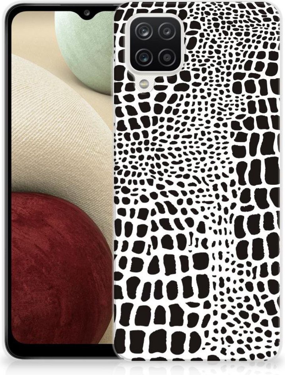Samsung Galaxy A12 TPU Hoesje Slangenprint