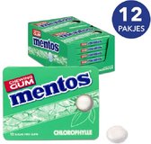 Mentos suikervrije kauwgom - Chlorophyl - 12 blisters