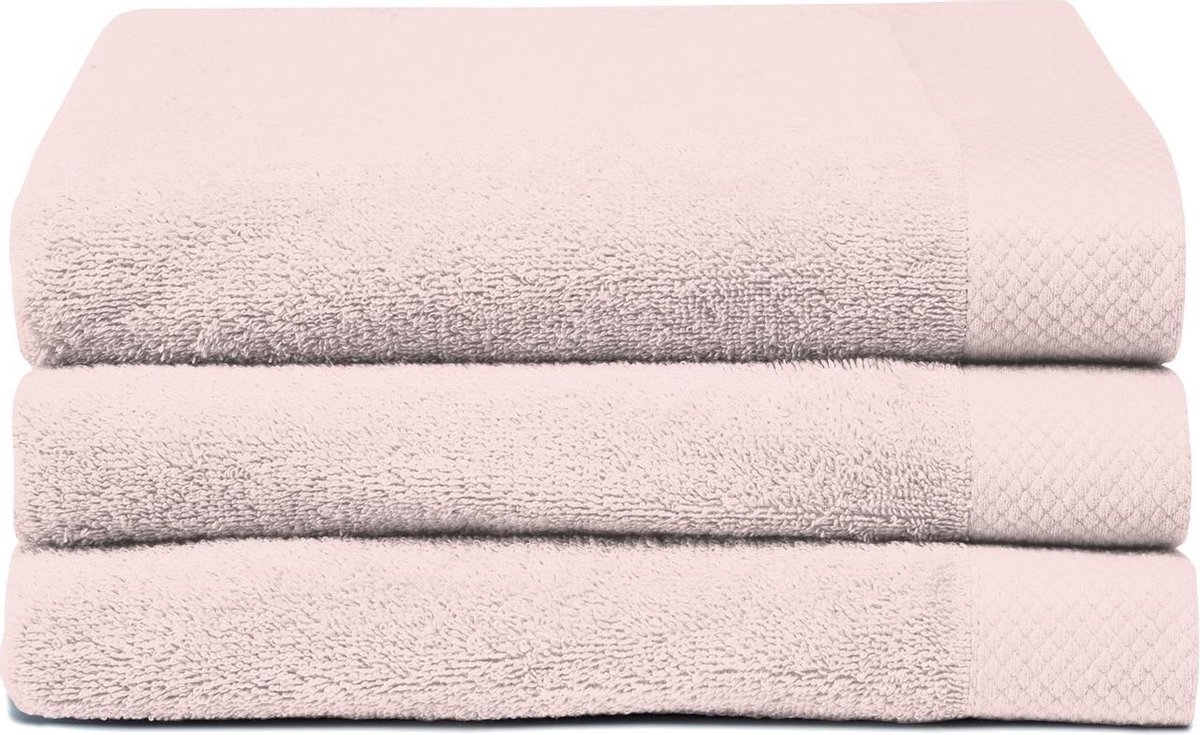 Seahorse Pure badlakens 70x140 cm - Set van 6 - Roze