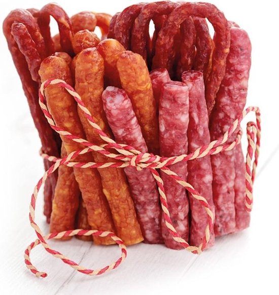 Westmark Binddraad voor BBQ vlees 2x60m rood/wit - Westmark