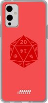 6F hoesje - geschikt voor OnePlus 9 -  Transparant TPU Case - D20 - Red #ffffff