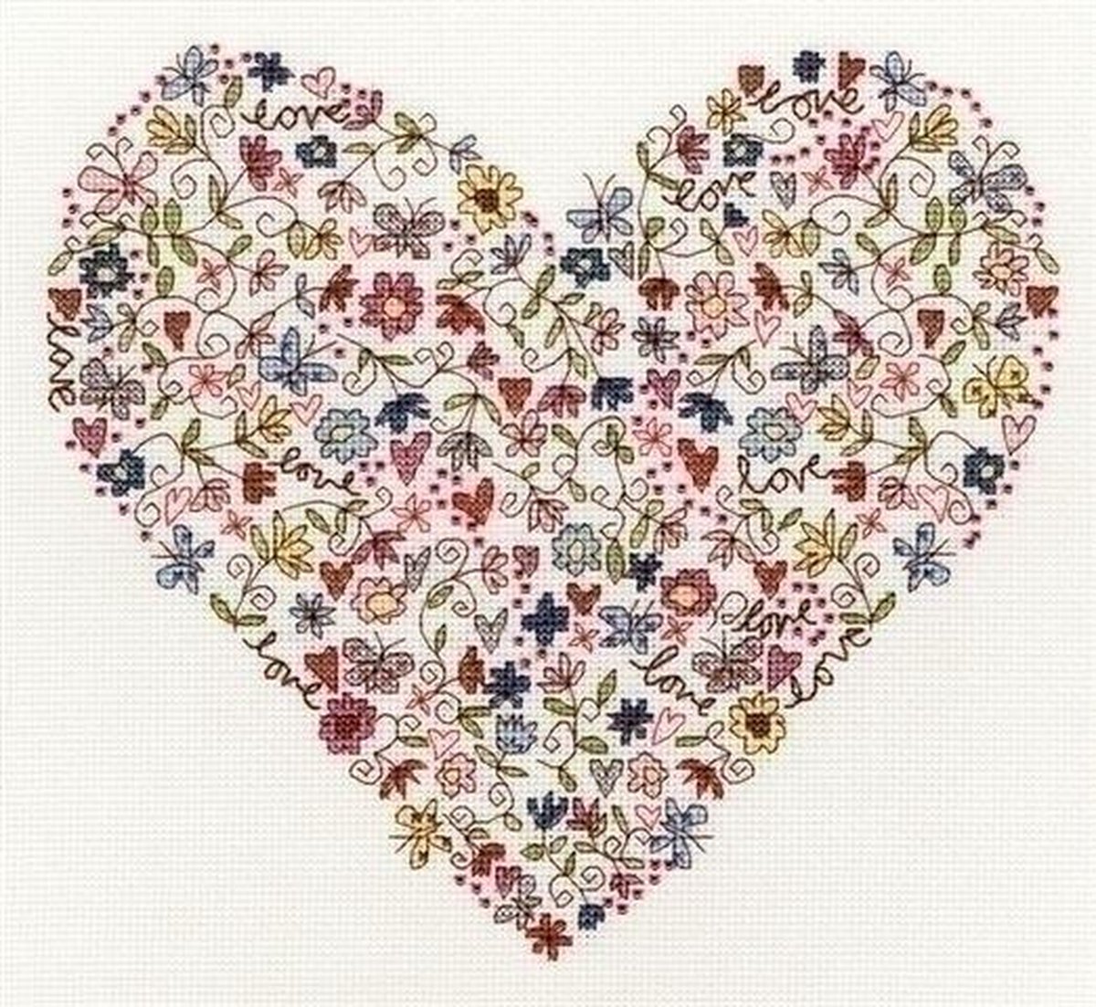 Bothy Threads Love Heart XKA1