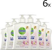 Dettol Handzeep - Antibacterieel - Extra Care - Lotus & Kamille - 6 x 250 ml