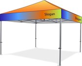 Easy up partytent 3x3m - Professional | PVC gecoat polyester - | Frame: Aluminium | Hex 50