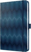 Sigel SI-JN305 Notitieboek Jolie Beauty A5 Hardcover Gelinieerd Blauw