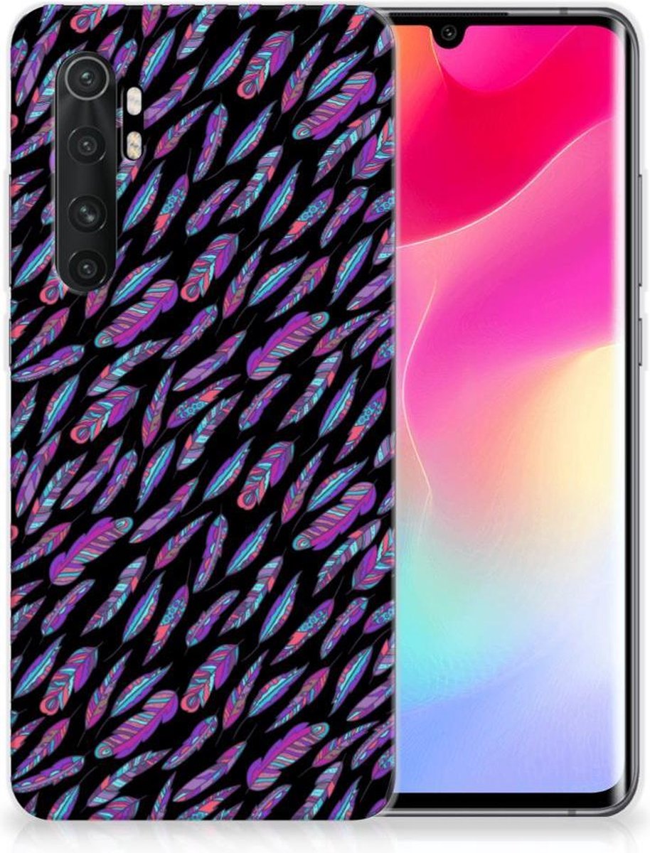 Xiaomi Mi Note 10 Lite TPU bumper Feathers Color