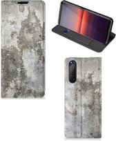 Telefoon Hoesje Sony Xperia 5 II Flipcover Beton