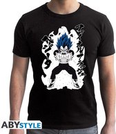 Dragon Ball Super - Tshirt Royal Blue Vegeta Man Ss Black