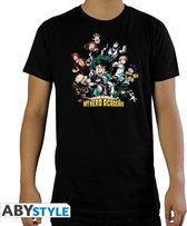 My Hero Academia - Tshirt Heroes Man Ss Black - Basic