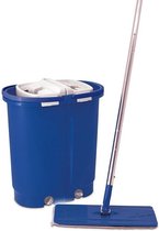 Livington Touchless Mop XXL – zelfreinigende mop – huishoudhulp 2019 - grote capaciteit 7 liter – automatisch dweilsysteem – 360 graden draaiende mop – vloeren schoon maken – makkelijk reinig