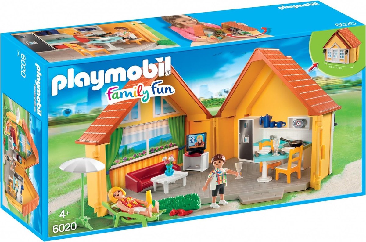 PLAYMOBIL - 6020 - Vakantiehuis | bol.com