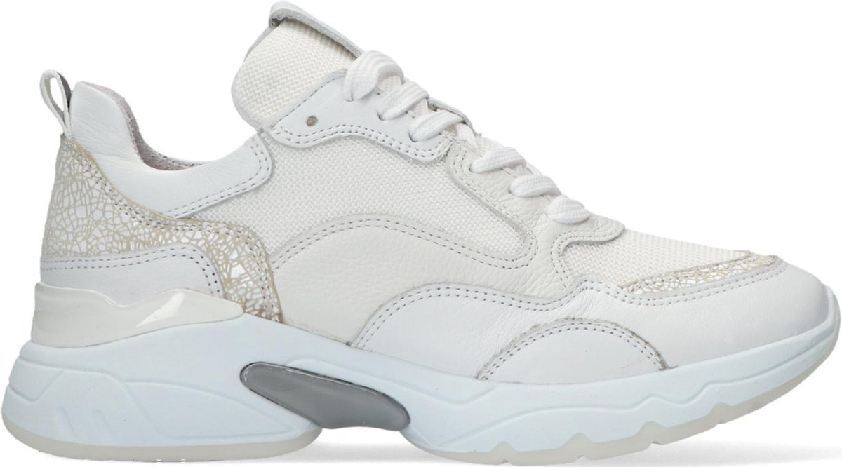 VIA VAI Dames Lage sneakers Zaira Fae Wit - Schoenen.nl