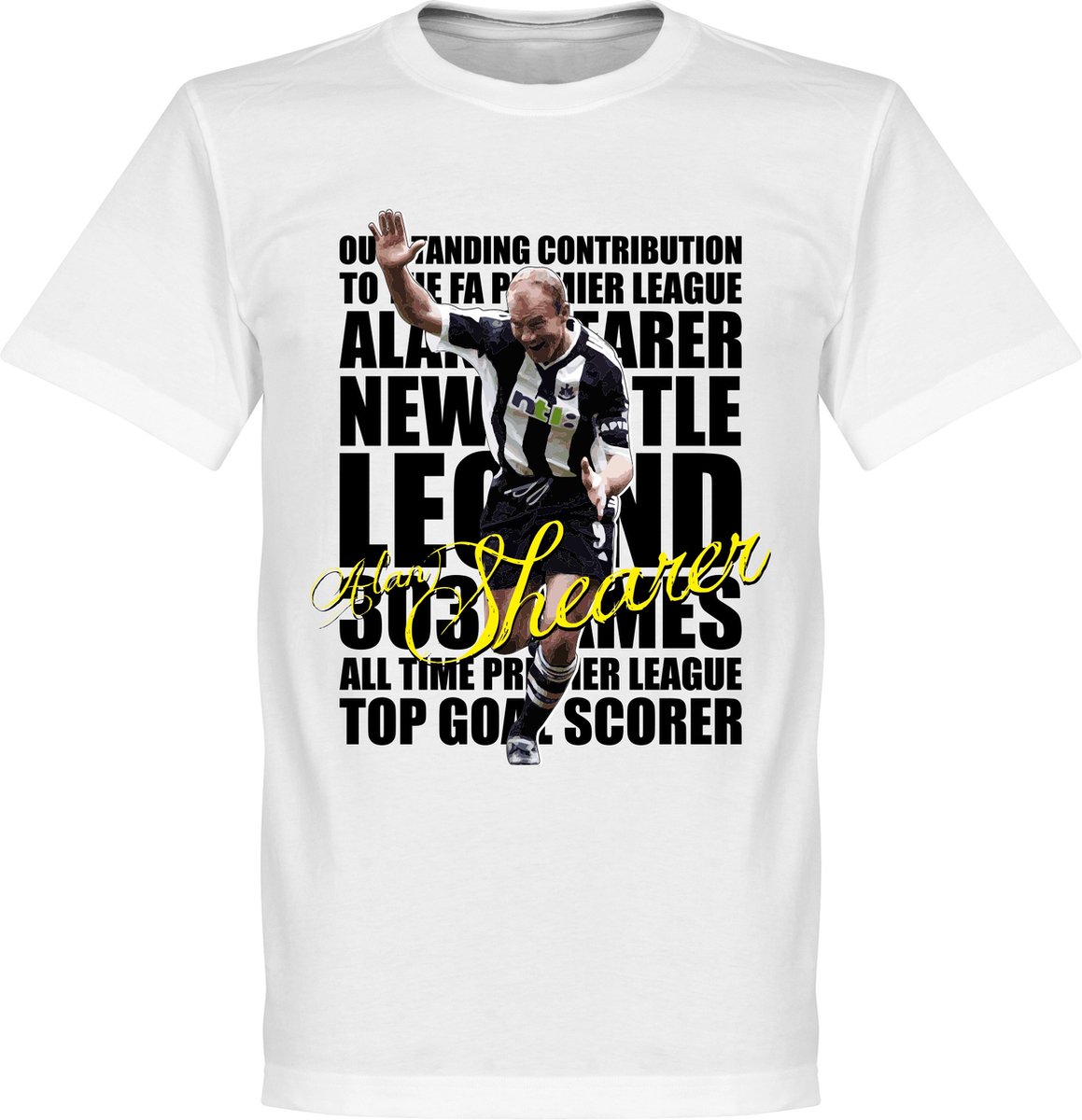 Shearer Legend T-Shirt - Wit  - L