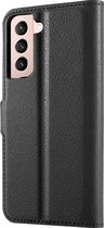 Shieldcase Samsung Galaxy S21 wallet bookcase - zwart