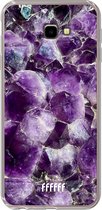 6F hoesje - geschikt voor Samsung Galaxy J4 Plus -  Transparant TPU Case - Purple Geode #ffffff