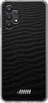 6F hoesje - geschikt voor Samsung Galaxy A32 5G -  Transparant TPU Case - Black Beach #ffffff