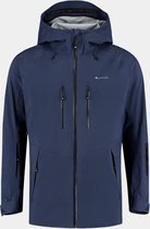 Cortazu Mountain Hard Shell Jas  Donker Blauw | Heren warme outdoor jas waterdicht & winddicht met capuchon