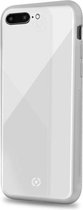 Celly Diamond Glass Back Cover Apple iPhone 8 Plus / 7 Plus / 6S Plus / 6 Plus Wit