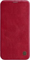 Apple iPhone 12 Pro Max Hoesje - Qin Leather Case - Flip Cover - Rood