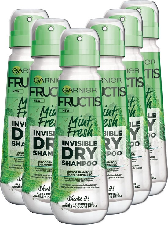 Garnier Fructis Hair Lemonade Mint Droge Shampoo 6 x 100ml