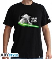 STAR WARS - Tshirt Yoda? man SS black - basic