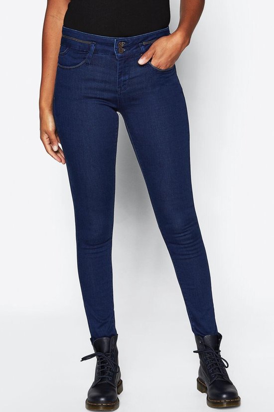 Tripper Rome Skinny Dames Skinny Fit Jeans Blauw - Maat W32 X L28 | bol.com