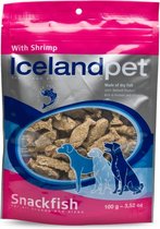 Icelandpet Snackfish Hondensnack Garnaal 100 gr