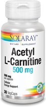 Solaray Acetyl L-carnitina 500 Mg 30 Vcaps