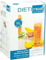 Dietimeal | Proteïnedrank | Perzik Mango | 7 x 24 gram | Koolhydraatarm eten doe je zó!