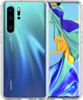 Huawei P30 Pro Hoesje Siliconen Case Cover - Huawei P30 Pro Hoesje Cover Hoes Siliconen - Transparant