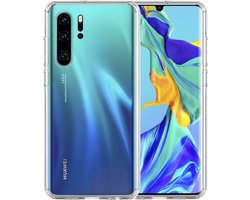 Hoesje - Geschikt voor Huawei P30 Pro - Sterk & Shockproof - Siliconen Case - Hoes Cover - Telefoonhoes - Transparant