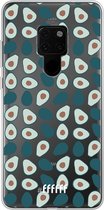 6F hoesje - geschikt voor Huawei Mate 20 -  Transparant TPU Case - Avocado's #ffffff