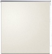 vidaXL - Rolgordijn (wonen) Rolgordijn verduisterend 60 x 120 cm - gebroken wit