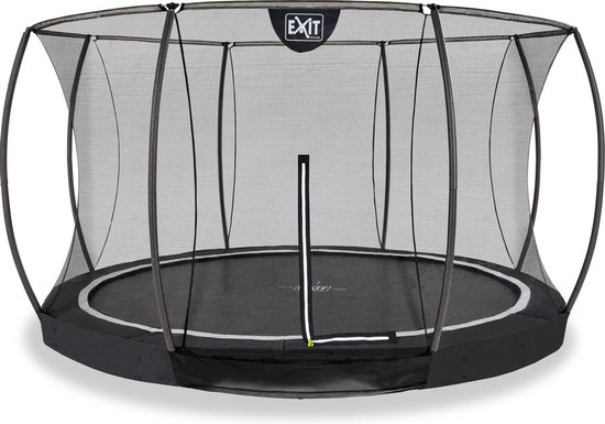 EXIT Black Edition inground trampoline ø366cm - zwart | bol.com