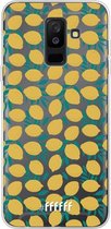 6F hoesje - geschikt voor Samsung Galaxy A6 Plus (2018) -  Transparant TPU Case - Lemons #ffffff