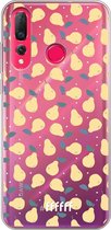 6F hoesje - geschikt voor Huawei P30 Lite -  Transparant TPU Case - Pears #ffffff