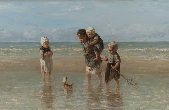 Schilderij Kinderen der Zee
