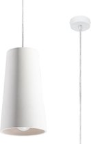 Trend24 Keramische Hanglamp Gulcan - E27 - Wit