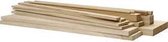 Houten onderdelen , L: 37 cm, B: 1,5-10,5 cm, 194 stuk/ 1 doos