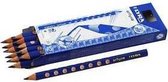 Groove grafiet potloden, d: 10 mm, hardheid B, vulling 4,25 mm, 12 stuk/ 1 doos