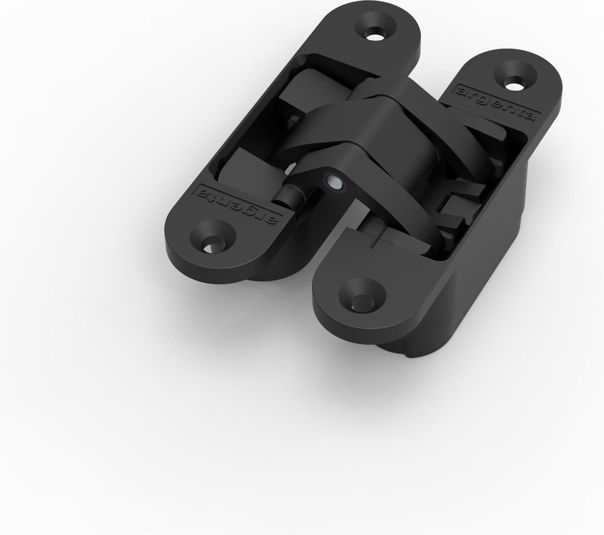 Argenta 3D verstelbaar, onzichtbaar scharnier, invisible medium, mat zwart  ral 9005 | bol.com