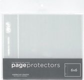 American Crafts Page Protectors - 3-rings - 15.2x15.2cm - 10 stuks