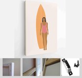 Abstract landscape poster collection. Set of contemporary art print templates - Modern Art Canvas - Vertical - 1768068662 - 80*60 Vertical
