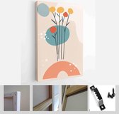 Abstract still life in pastel colors. Collection of contemporary art - Modern Art Canvas - Vertical - 1725494443 - 115*75 Vertical