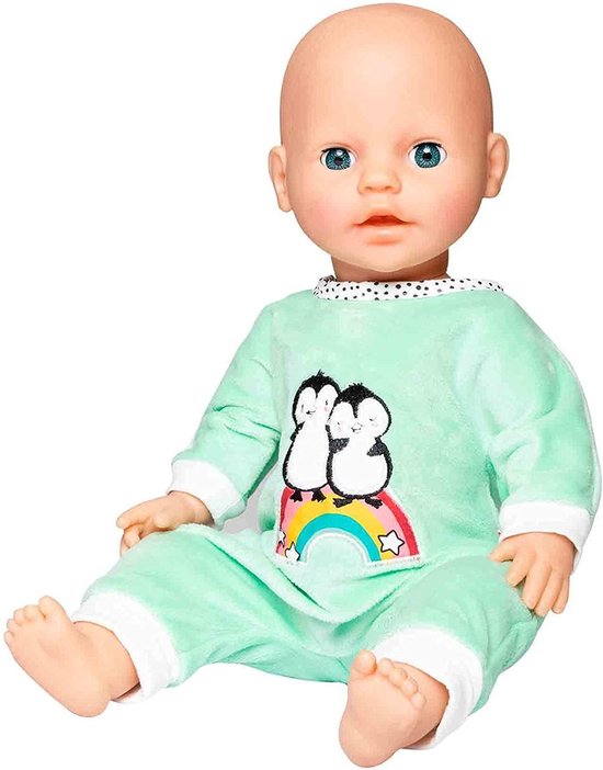 Heless Pingouin Junior 28-35 Cm Blauw Velours
